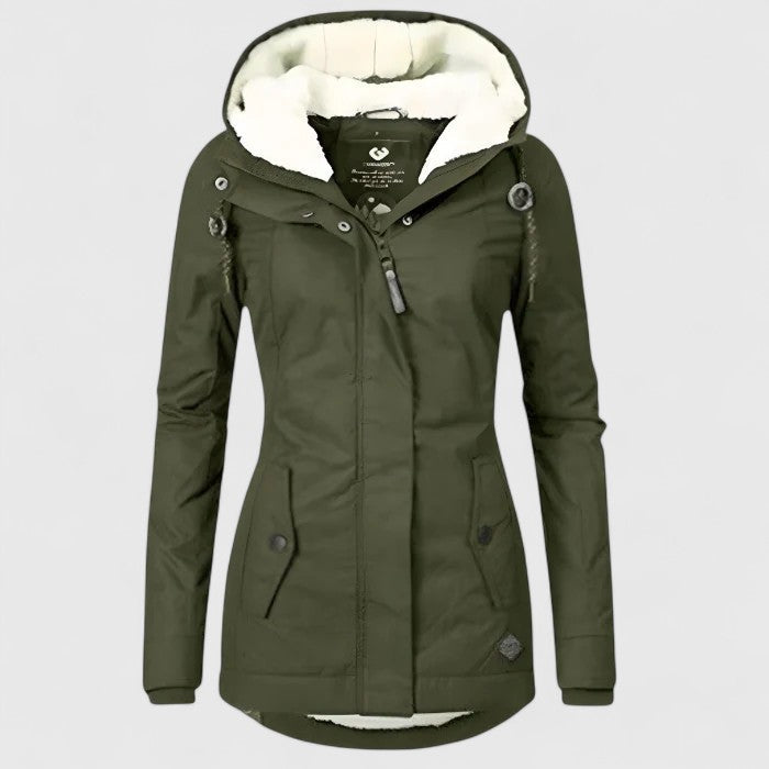 Seravia™ - Wodoodporna Kurtka Zimowa z Kapturem