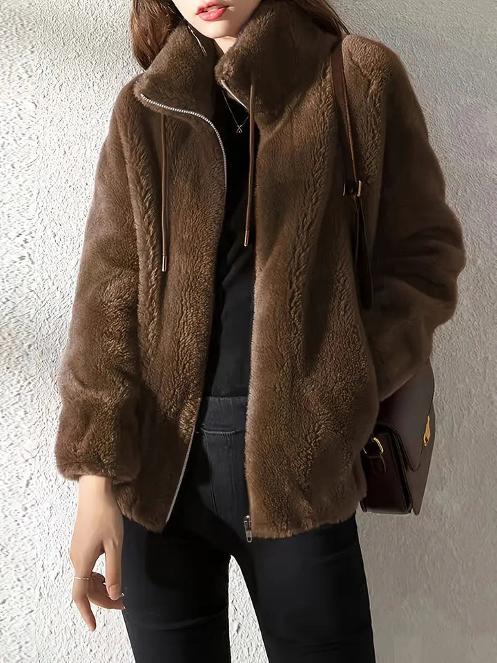Maliza - Stylowa Futrzana Kurtka Fleece