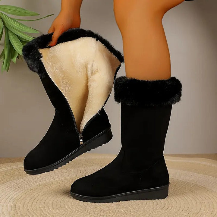 ZENYA – WARMER DAMENSTIEFEL MIT ABSATZ