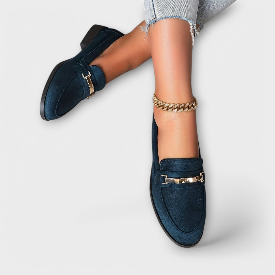 Noémie™ | Lato Flanelowe Mokasyny