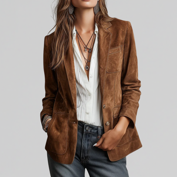 Brenda | Weiche Wildlederjacke