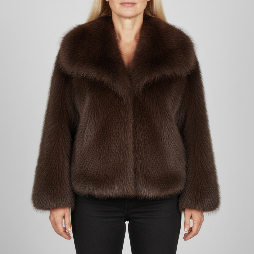 Bianca | Luxuriöse Kunstpelzjacke