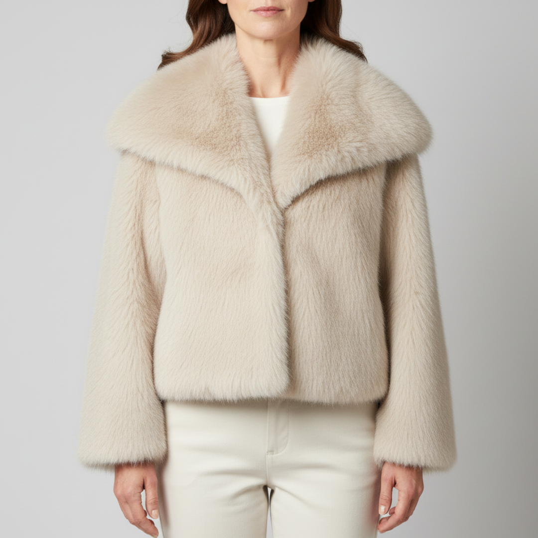 Bianca | Luxuriöse Kunstpelzjacke