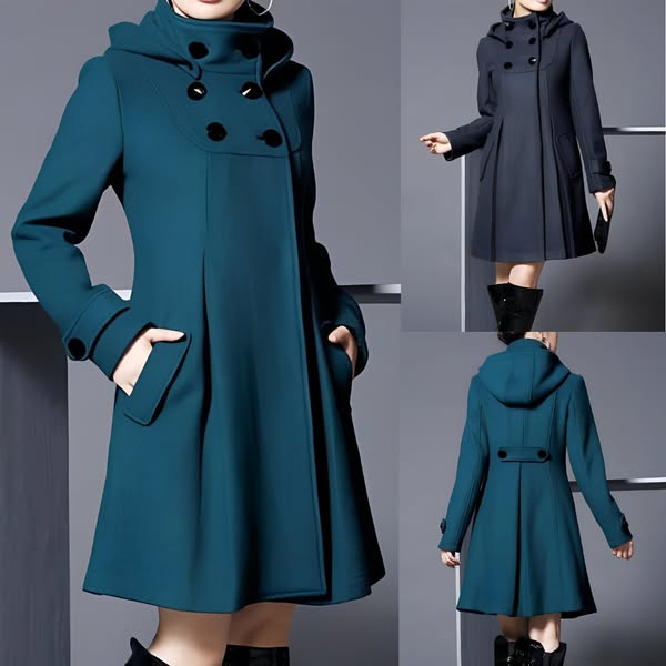 Solvara™ - Elegante Jacke mit Taschen und Kapuze