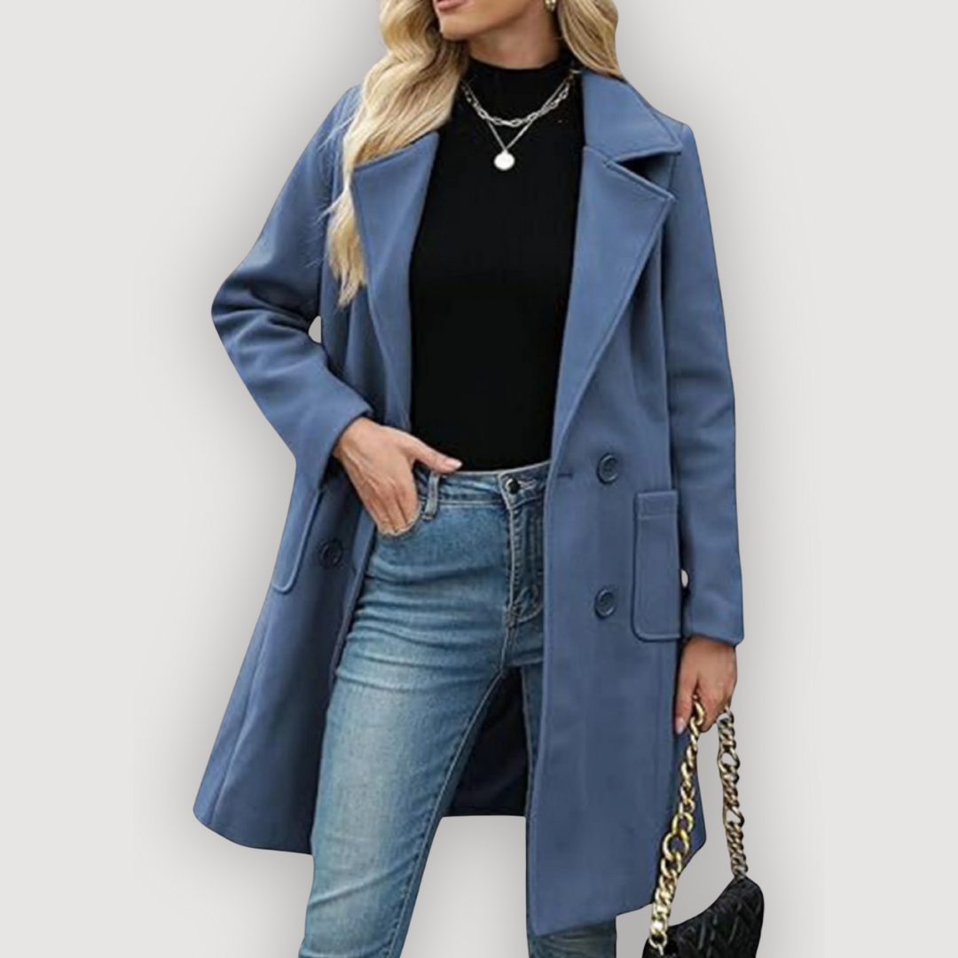 RAELYN – ELEGANCKI DŁUGI PŁASZCZ