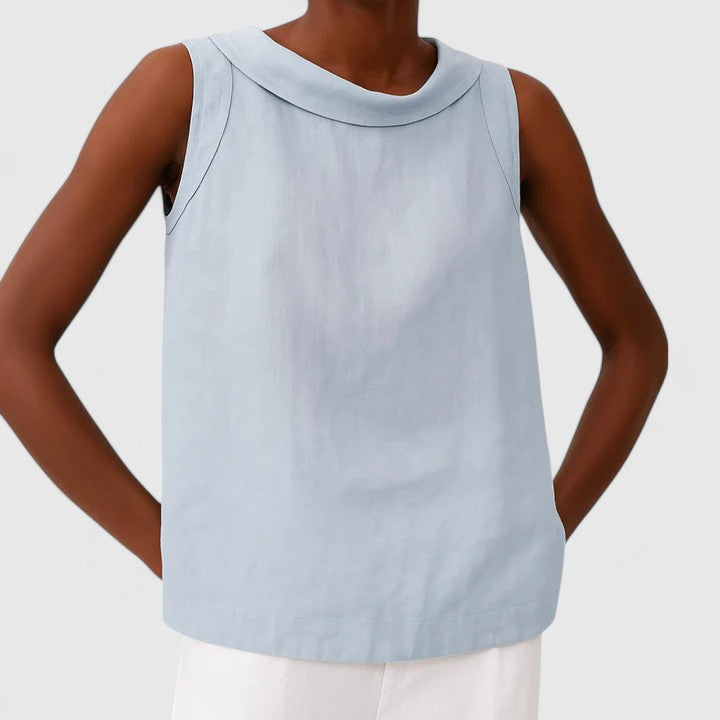 Anastine | Elegante Bluse mit Rollkragen