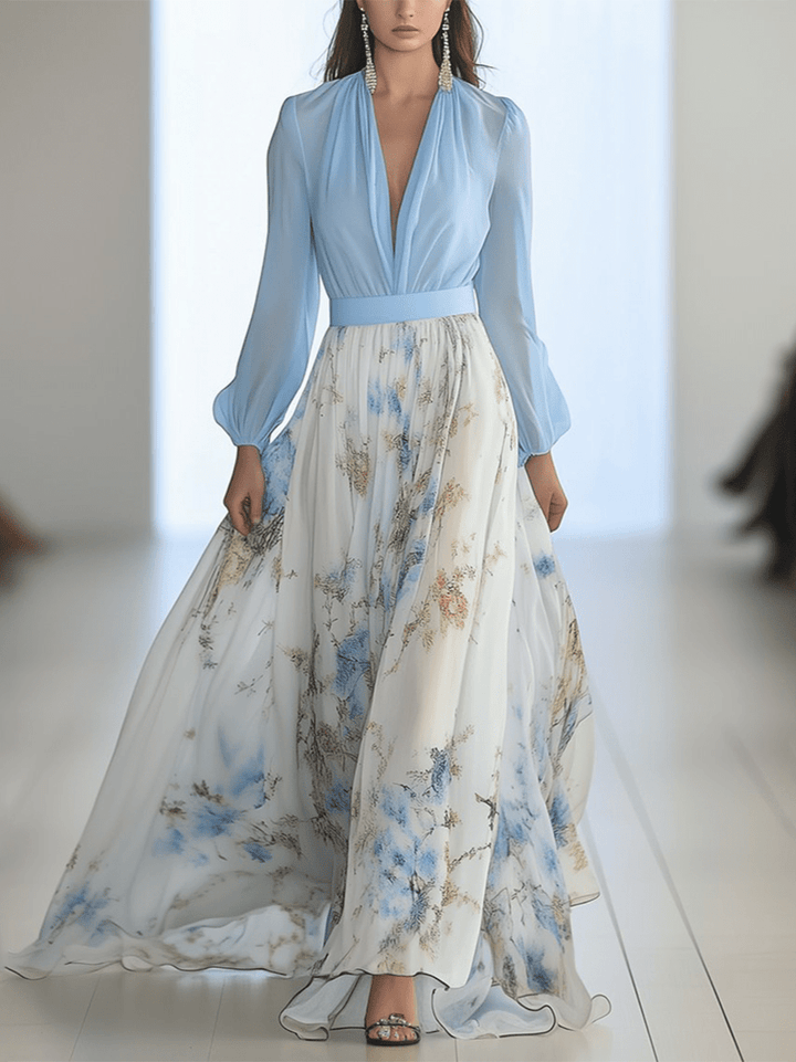 Tess™ Long Dress with Floral Print