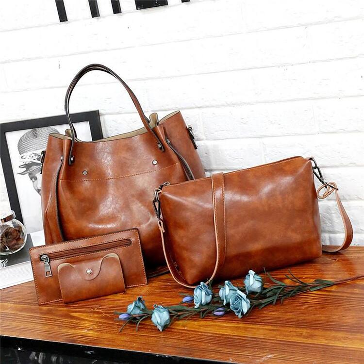 Sutton – Stilvolles Retro-Handtaschenset, 4-teilig