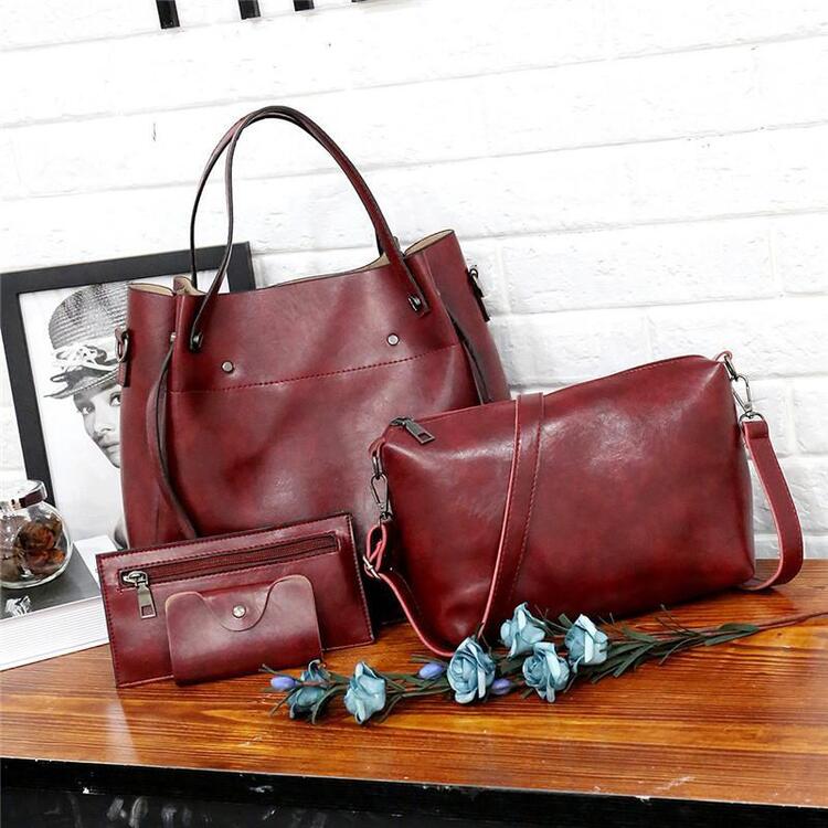 Sutton – Stilvolles Retro-Handtaschenset, 4-teilig