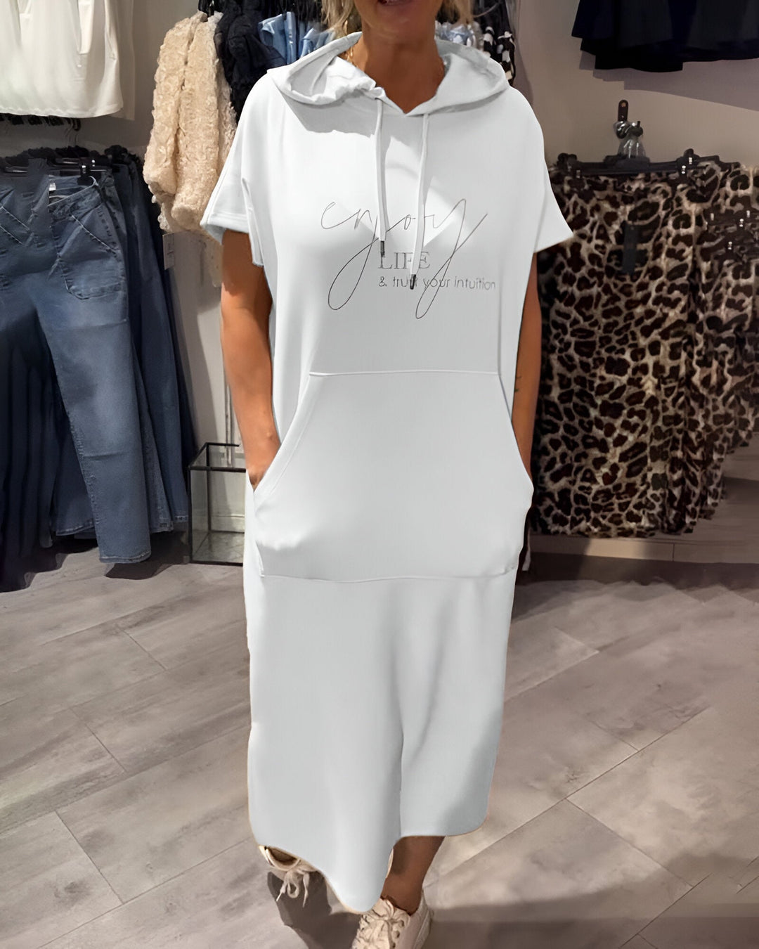 Saskia™ | Sweter z kapturem