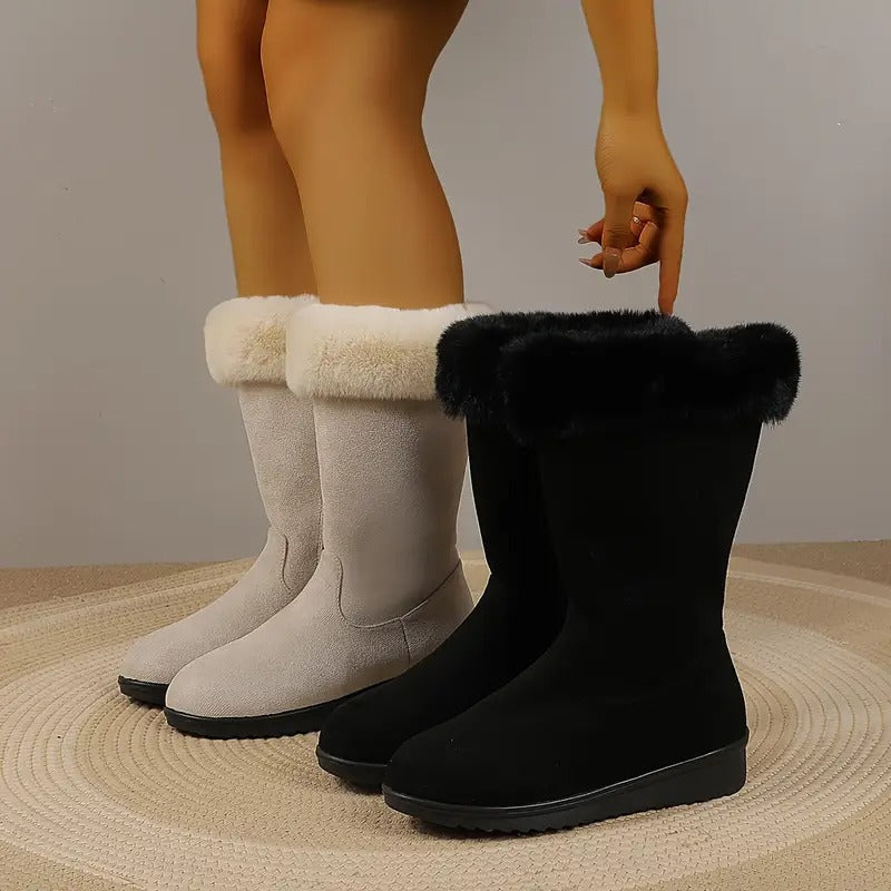 ZENYA – WARMER DAMENSTIEFEL MIT ABSATZ
