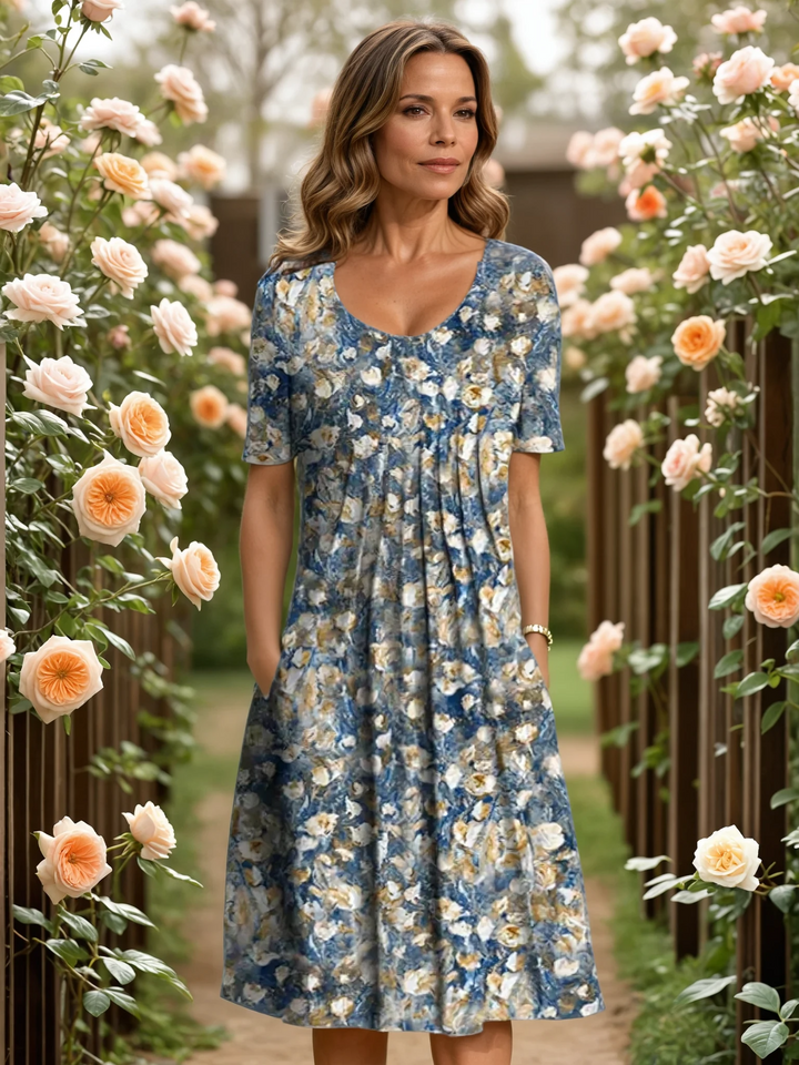 MARGA | ELEGANTE KLEIDER MIT KASCHIERENDEM BAUCHBEREICH