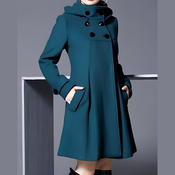 Solvara™ - Elegante Jacke mit Taschen und Kapuze