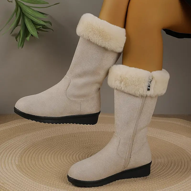ZENYA – WARMER DAMENSTIEFEL MIT ABSATZ