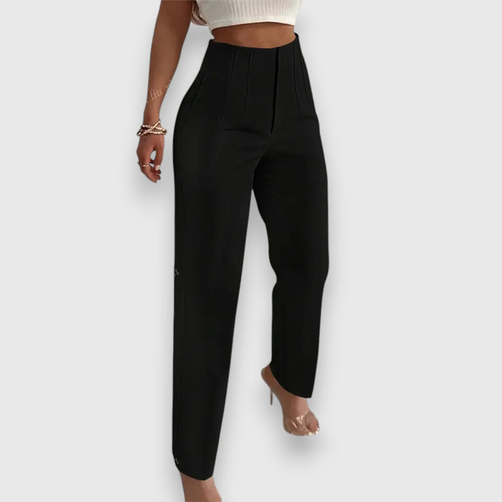 Verena | Damen Hose mit hohem Bund
