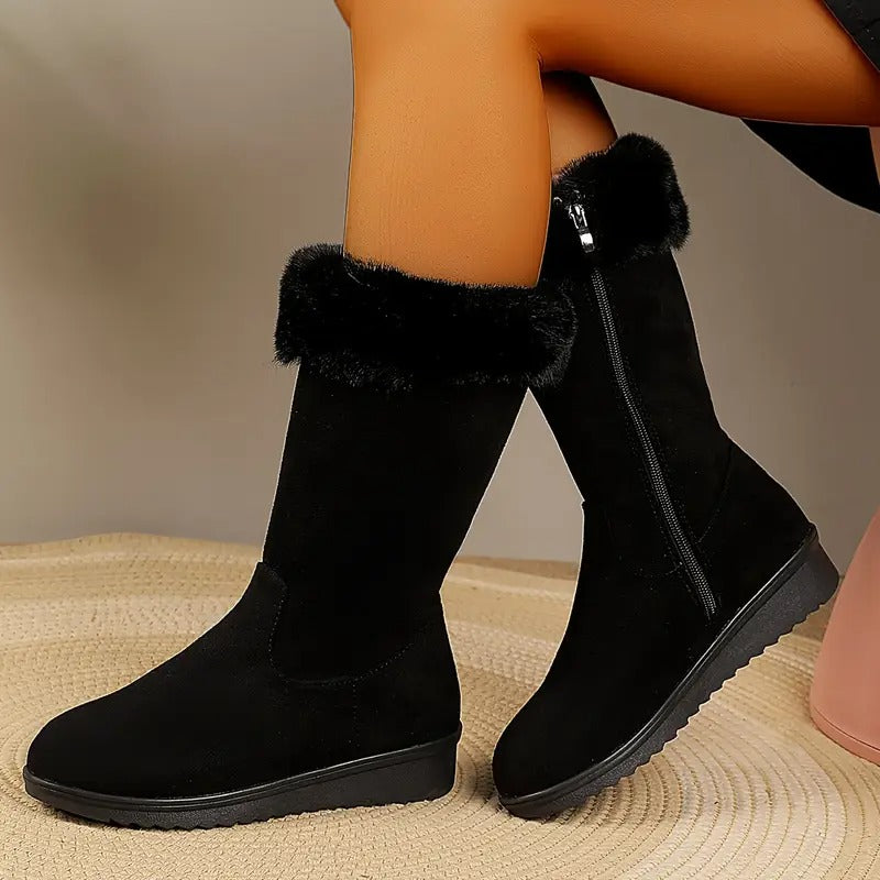 ZENYA – WARMER DAMENSTIEFEL MIT ABSATZ