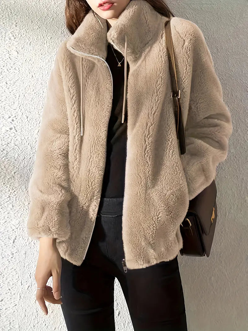Maliza - Stylowa Futrzana Kurtka Fleece