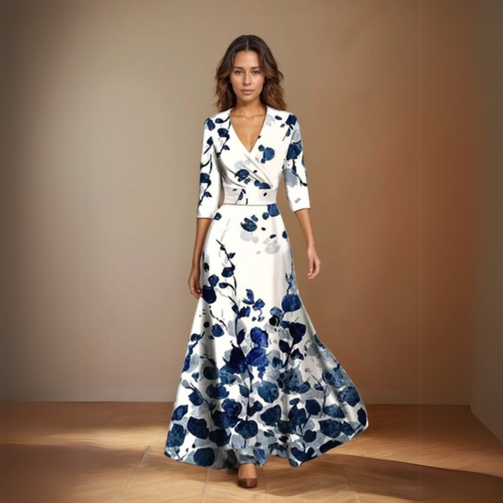 ISABELLA | ELEGANCKA SUKIENKA W KWIATY