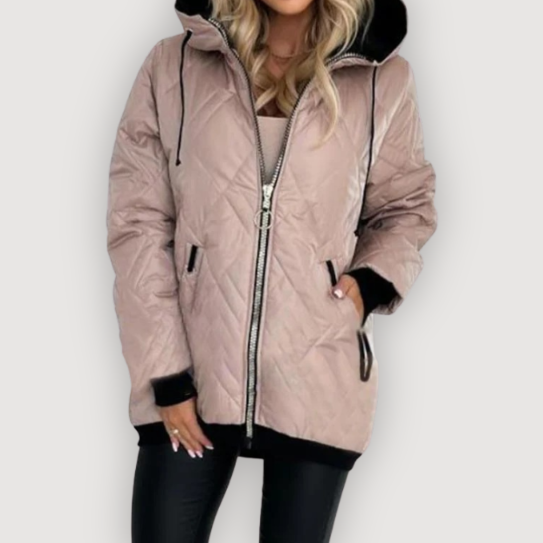 MAURA – KAPUZENJACKE MIT STEPPUNG