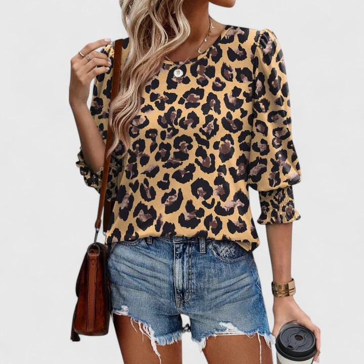 Solara | Elegante Bluse mit Raffungen