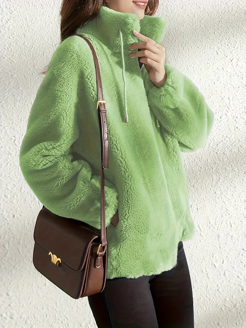 Maliza - Stylowa Futrzana Kurtka Fleece