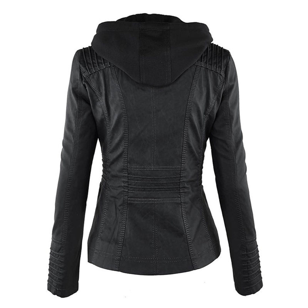 Karen™ | Solidna i Elegancka Kurtka Skórzana