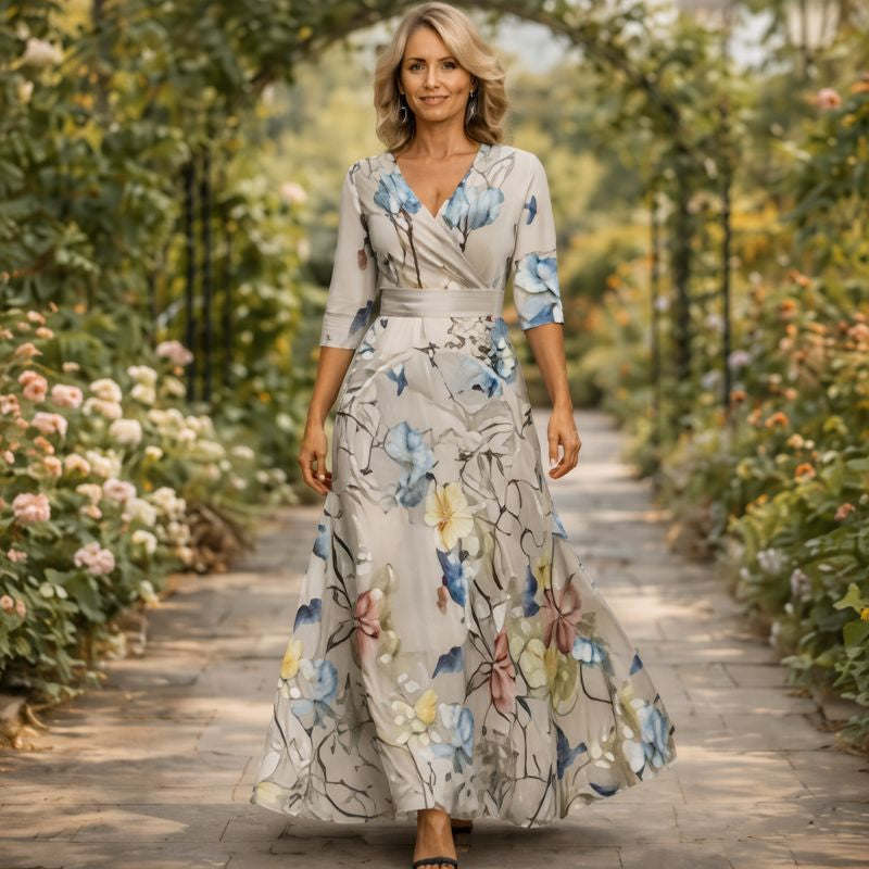 Lillian | Sukienka maxi w stylu wrap