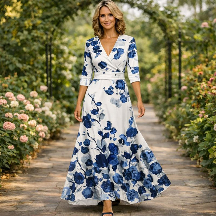 Lillian | Sukienka maxi w stylu wrap