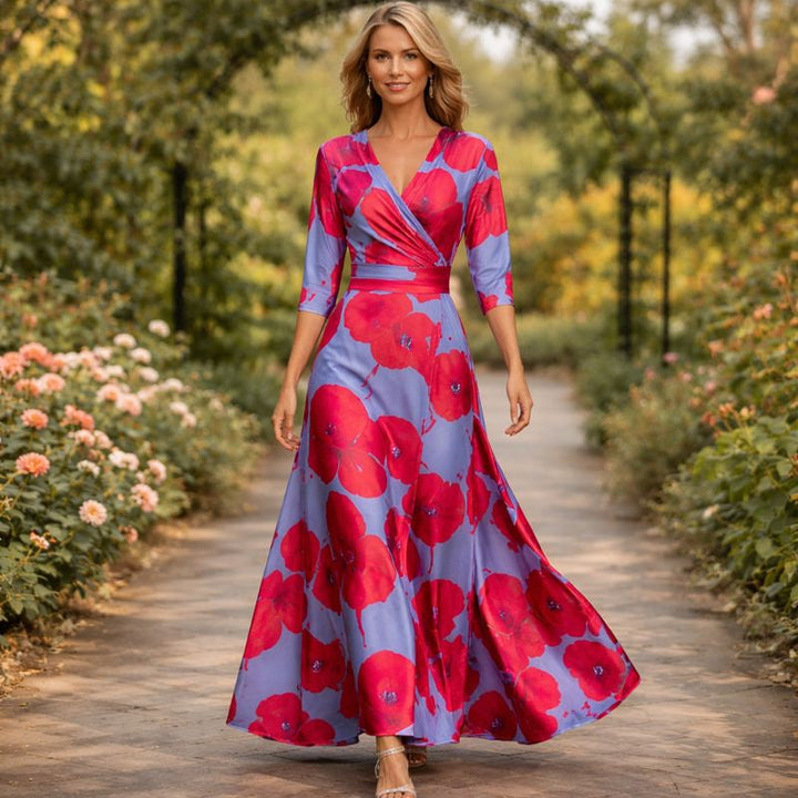 Lillian | Sukienka maxi w stylu wrap