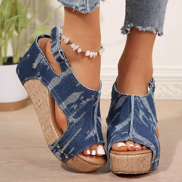 Deni | Keilsandalen aus Kork