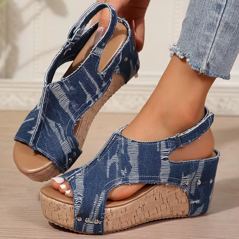 Deni | Keilsandalen aus Kork