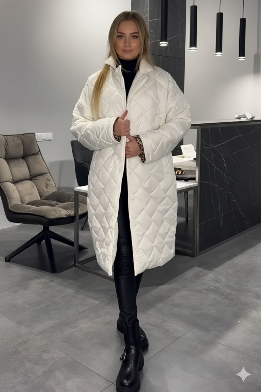Emery™ | Stylish Mid-Length Leopard Jacket