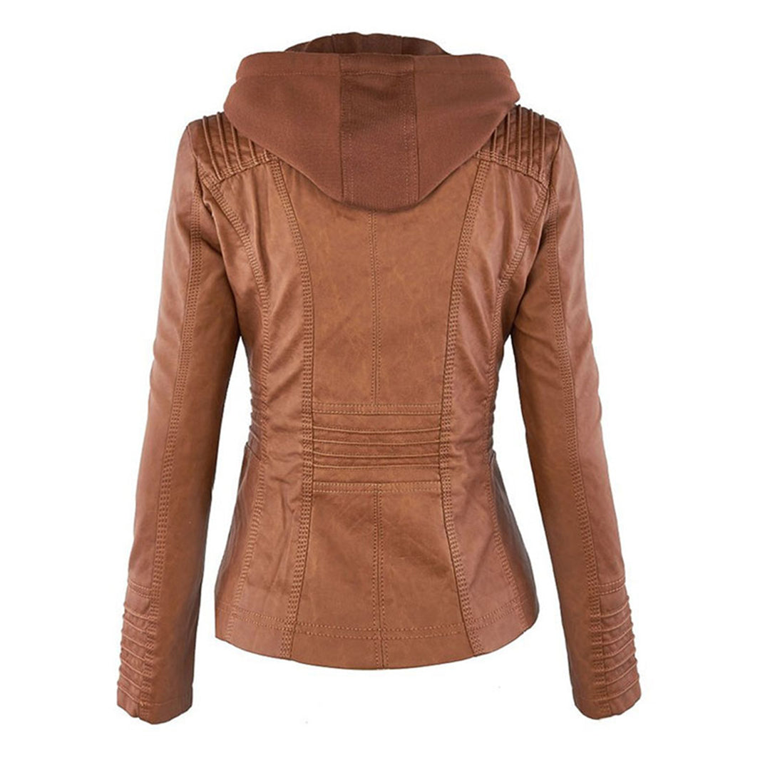 Karen™ | Solidna i Elegancka Kurtka Skórzana