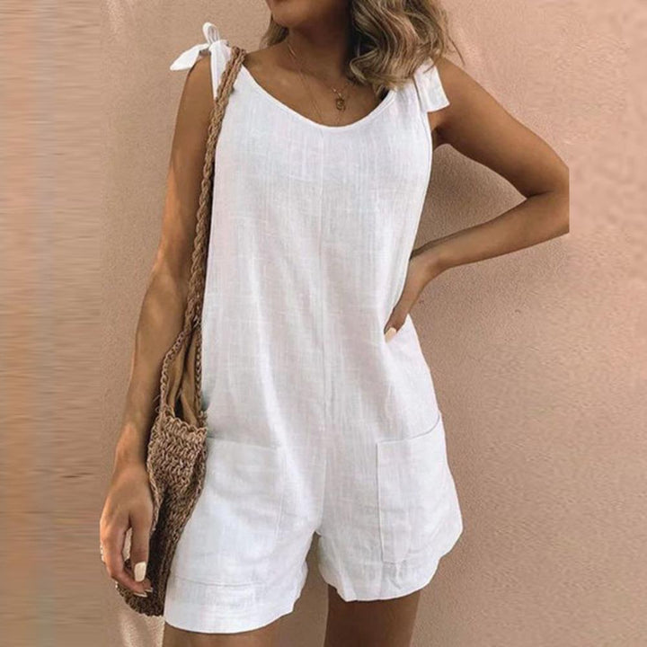 Una – Jumpsuit mit Bindeträgern