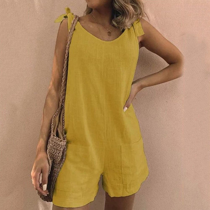 Una – Jumpsuit mit Bindeträgern