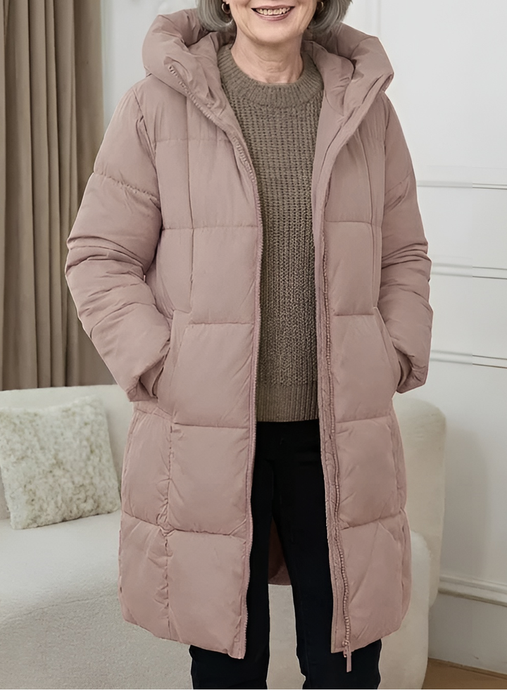 Cellie™ – Stylowa Kurtka Puchowa z Kapturem dla Codziennej Wygody