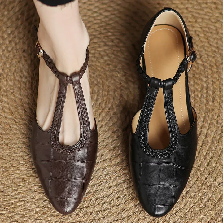 Skórzane Mary Janes