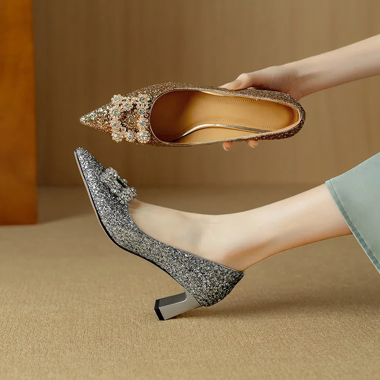 Gloria Glitzerpumps
