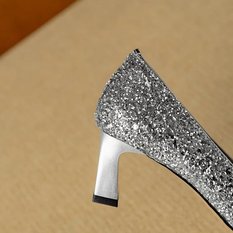 Gloria Glitzerpumps