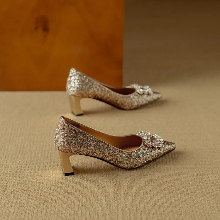Gloria Glitzerpumps