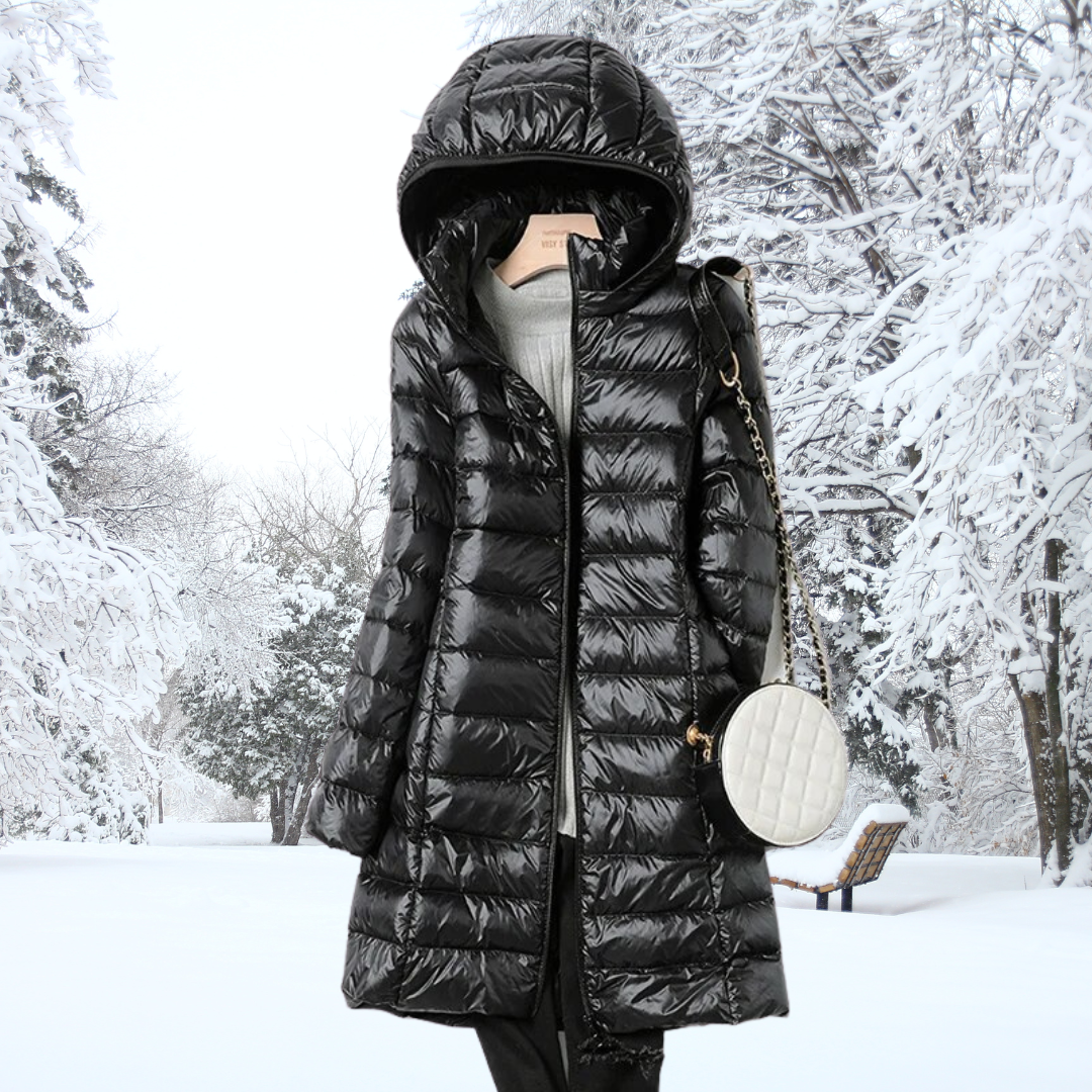 Feathra™ – leichte, wattierte Daunenjacke, warm, elegant und äußerst bequem
