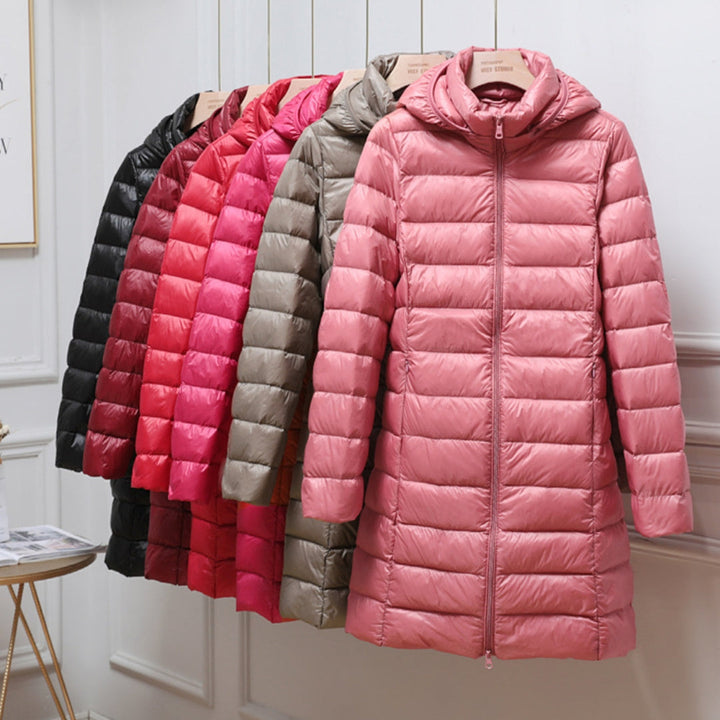 Feathra™ – leichte, wattierte Daunenjacke, warm, elegant und äußerst bequem