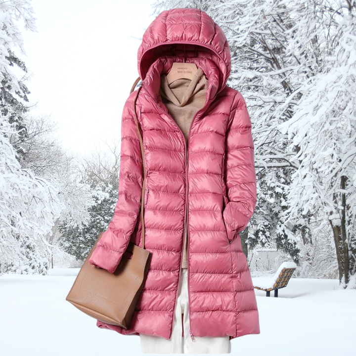 Feathra™ – leichte, wattierte Daunenjacke, warm, elegant und äußerst bequem