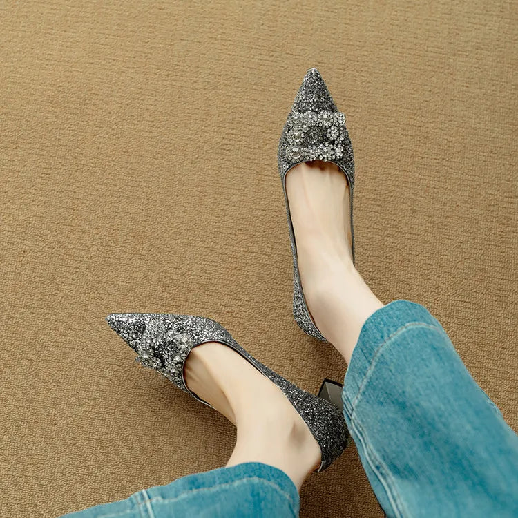 Gloria Glitzerpumps