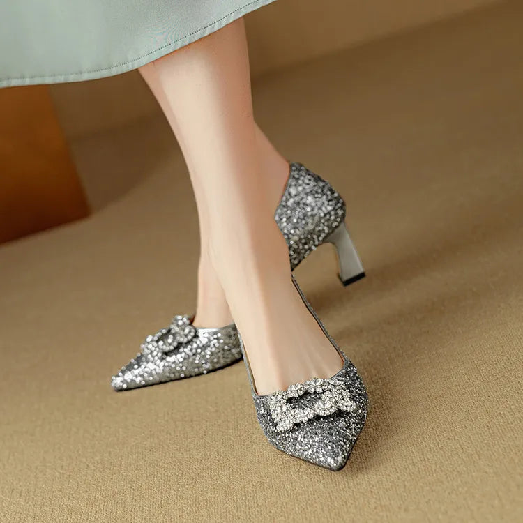 Gloria Glitzerpumps
