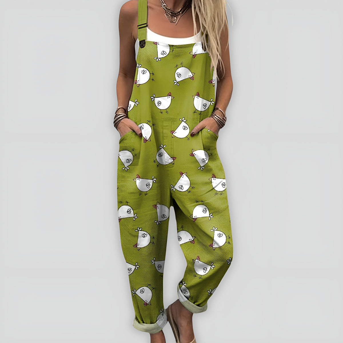 ANJA™ – STYLOWY KOMBINEZON O LUŹNYM KROJU
