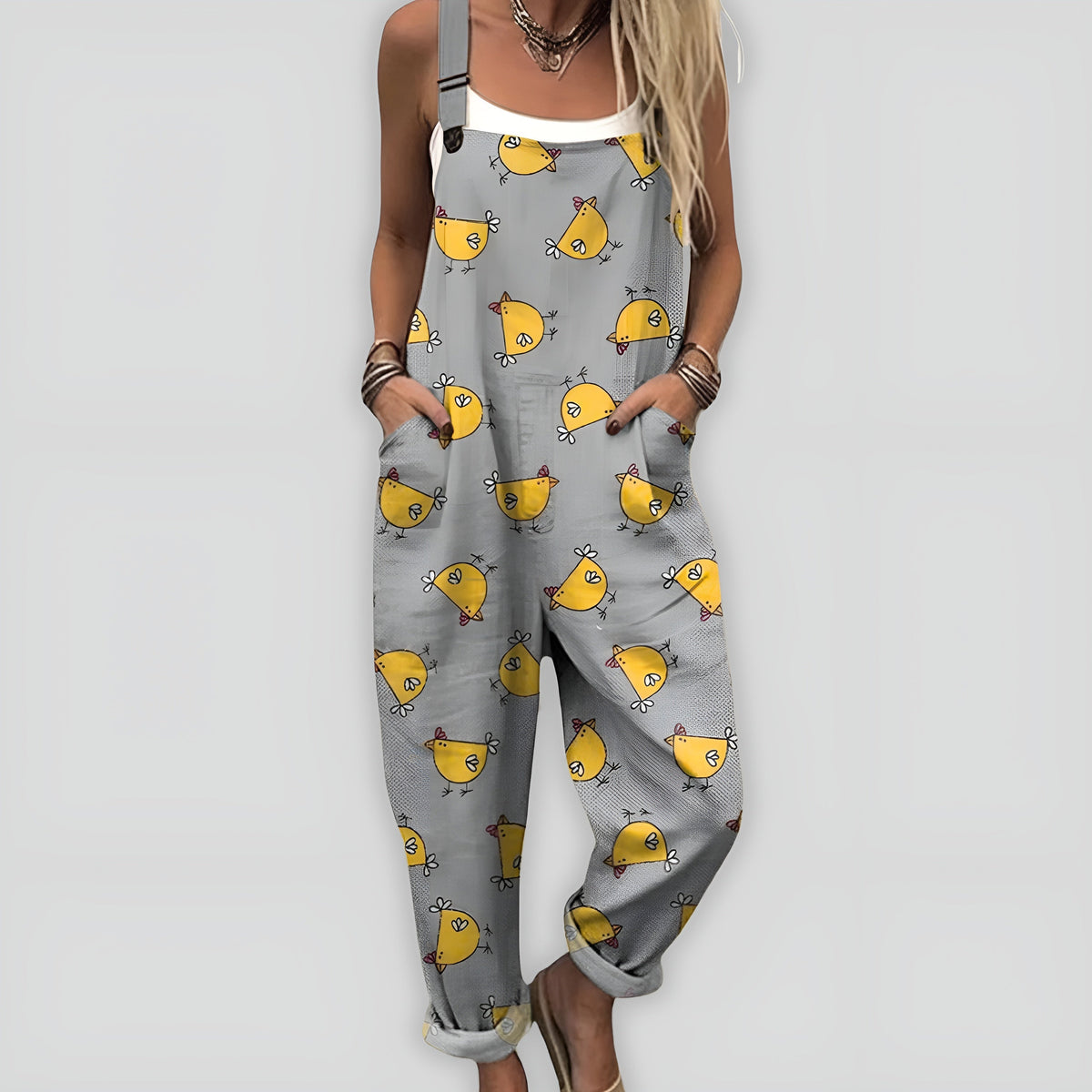 ANJA™ – STYLOWY KOMBINEZON O LUŹNYM KROJU