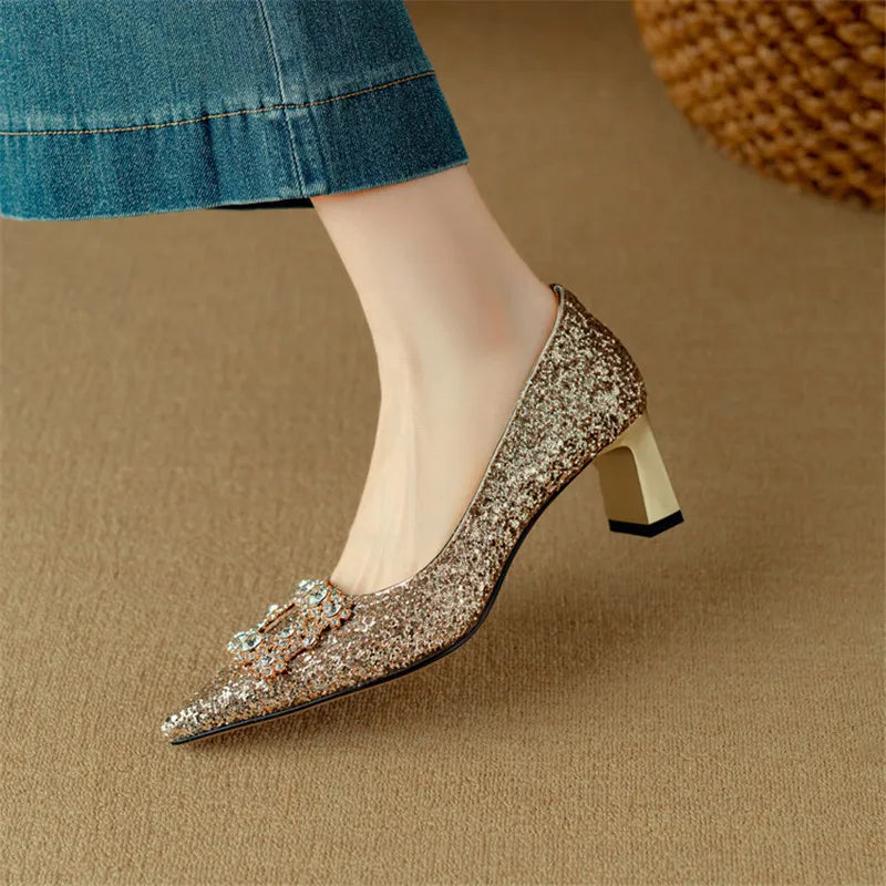 Gloria Glitzerpumps