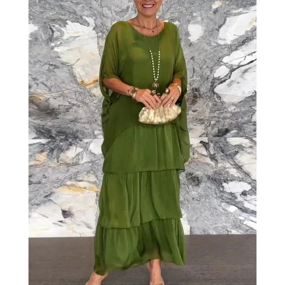 Susan™ | Długa i zwiewna elegancka sukienka