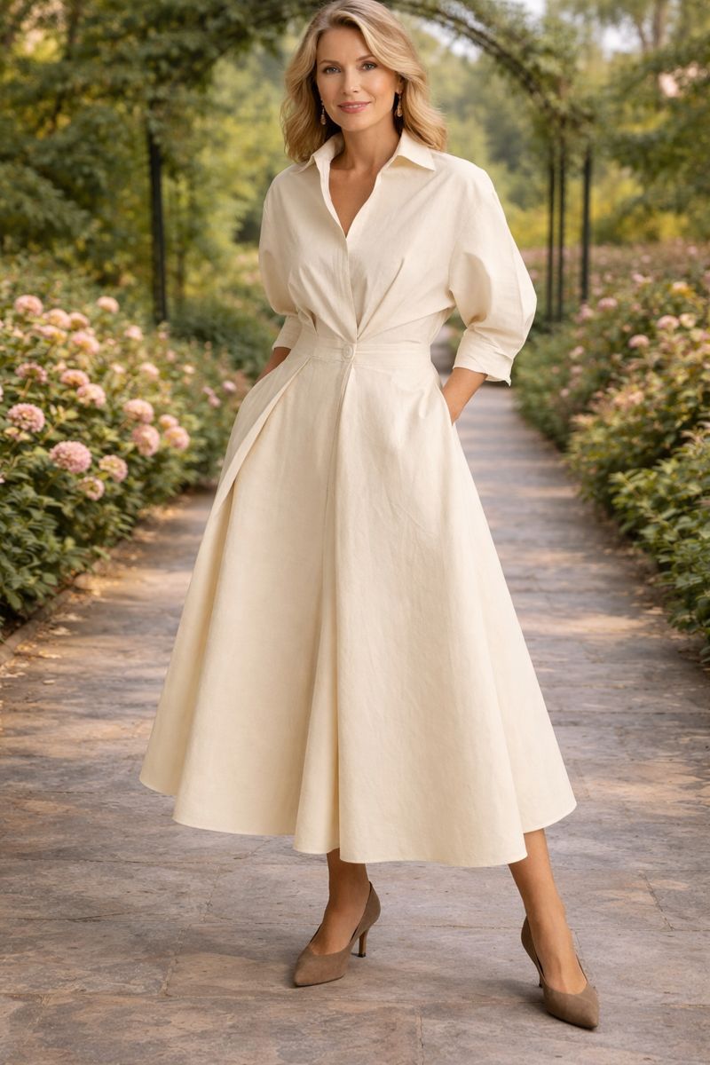 Monroe | Sukienka Maxi z Zawijanym Przodem